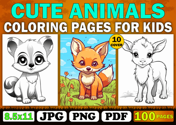 100 Cute Animals Coloring Pages for Kids: A Strategic Asset for Smart Publishers and Educators