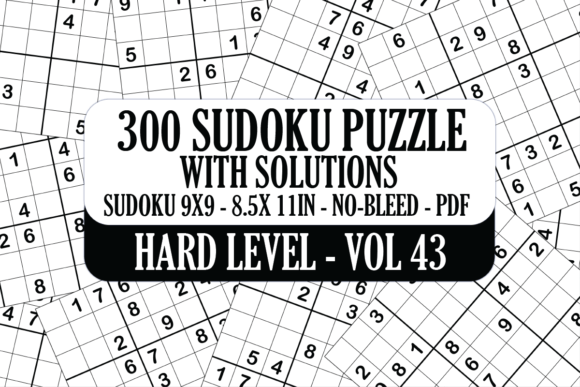 300 Sudoku Hard Puzzle with Solutions for Puzzle Lovers