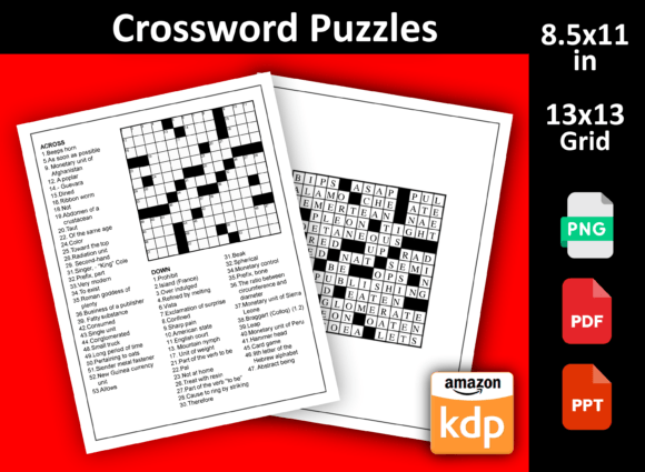 Crossword 49: A Versatile Puzzle Interior for Amazon KDP Creators