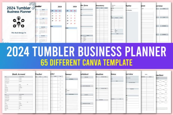Editable 2024 Tumbler Business Planner