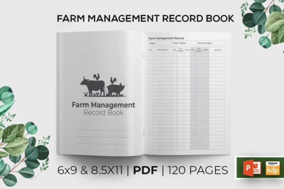 Farm Management Record Logbook