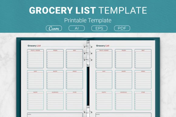 Finding Calm in the Aisles with a Grocery List Printable Template