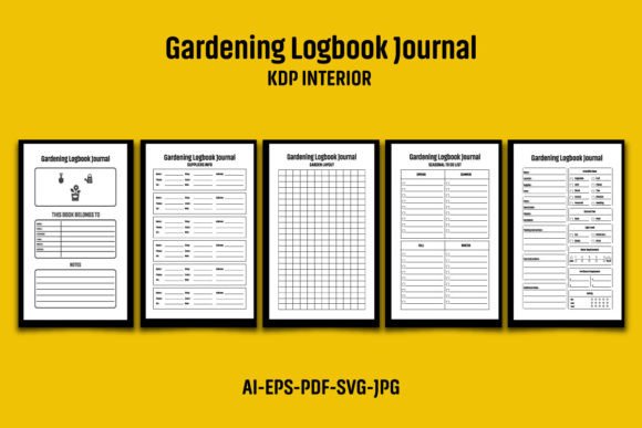 Gardening Logbook Journal DP Interior: A Practical Tool for Growers and Publishers