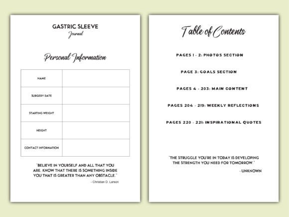 Gastric Sleeve Journal for Amazon KDP