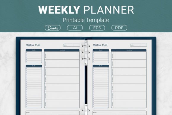 How a Weekly Planner Printable Template Helps You Move From Overwhelm to Clarity