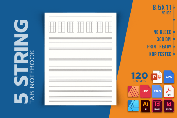Mastering Your Instrument with the 5 String Tab Notebook