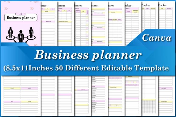 Organize Every Part of Your Business with Business Planner Canva Templates