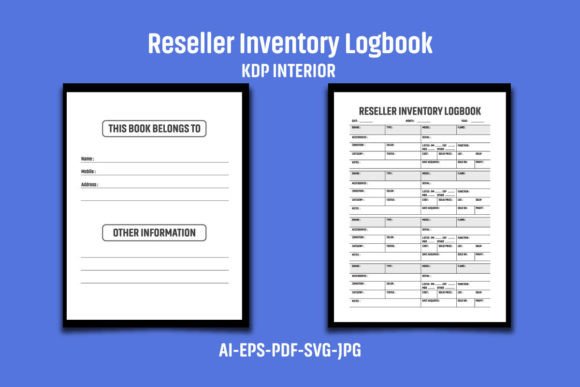 Reseller Inventory Logbook KDP Interior: A Practical Foundation