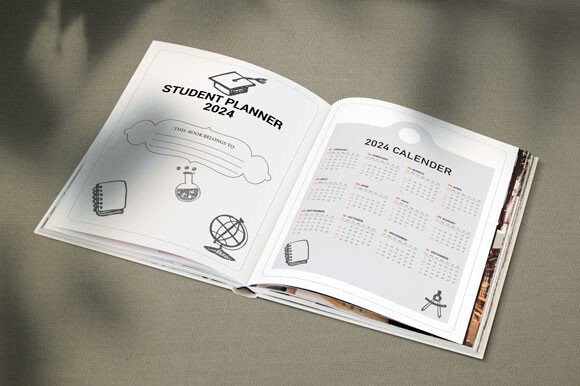 Student Planner 2024: Print-Ready Toolkit for KDP Creators