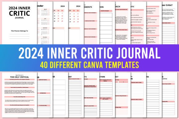 Transform Your Inner Dialogue with a Customized 2024 Inner Critic Journal