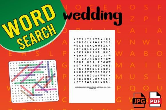 Wedding Word Search Puzzles: A Crowd-Pleasing Activity and a Smart KDP Publication