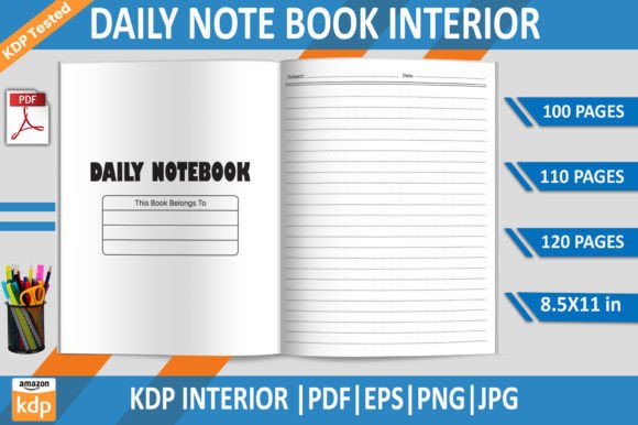 What Every Self-Publisher Needs to Know Before Using a Daily Note Book KDP Interior