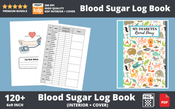 Why a Cute Animal Blood Sugar and Blood Pressure Log Book Makes Health Tracking Better